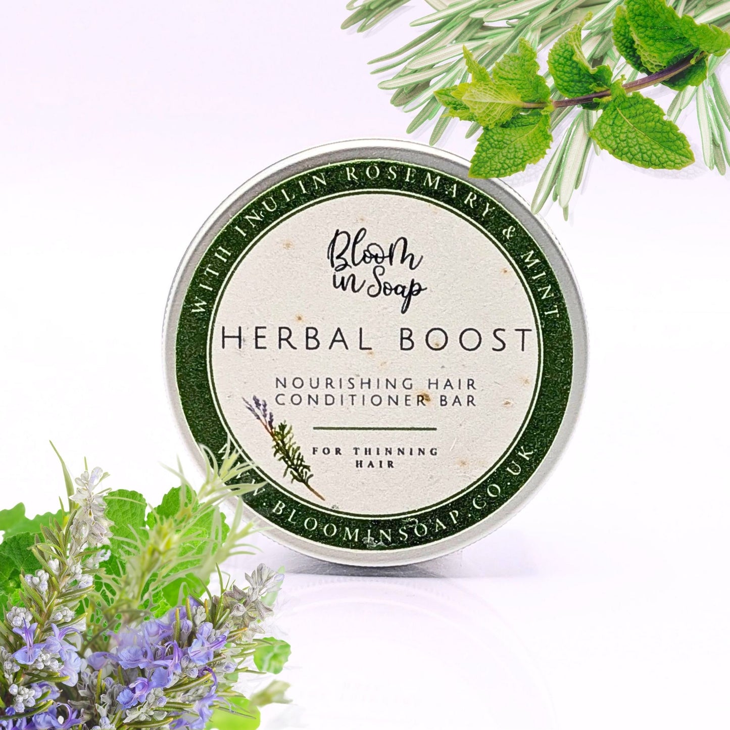 Herbal Boost conditioner bars from Bloom In Soap