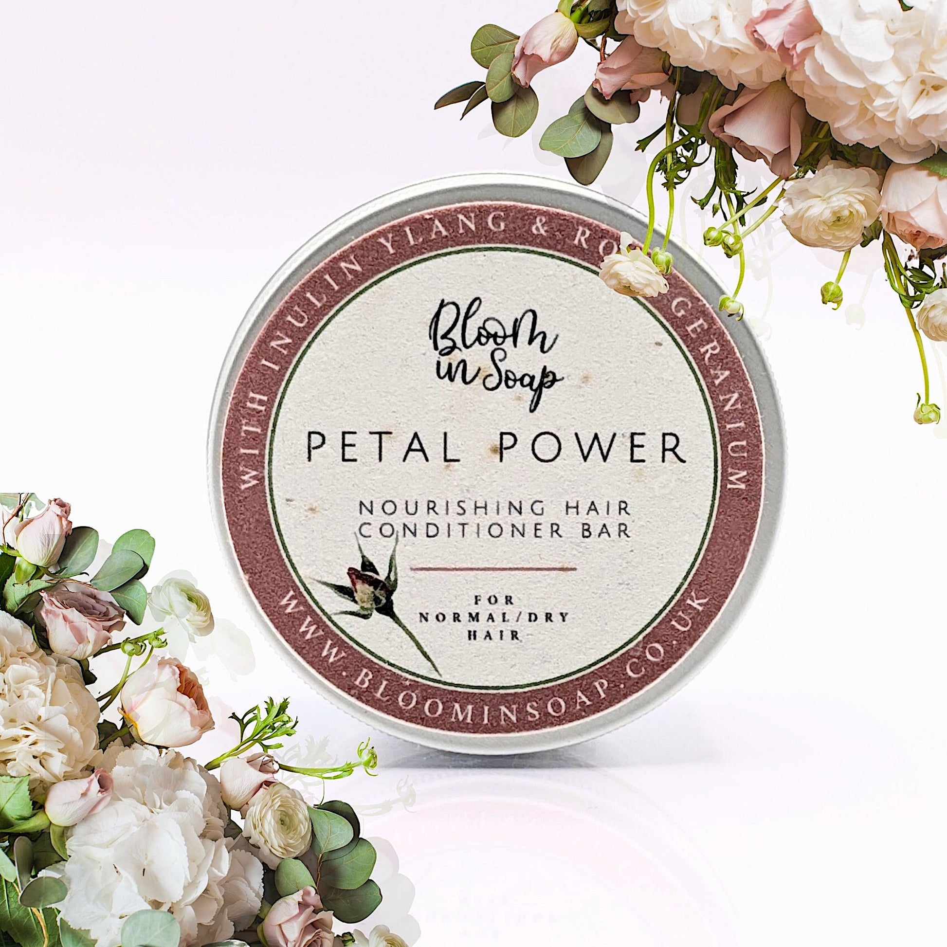 Petal Power conditioner bars from Bloom In Soap