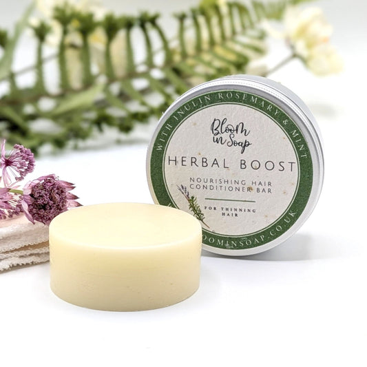 Herbal Boost conditioner bars from Bloom In Soap