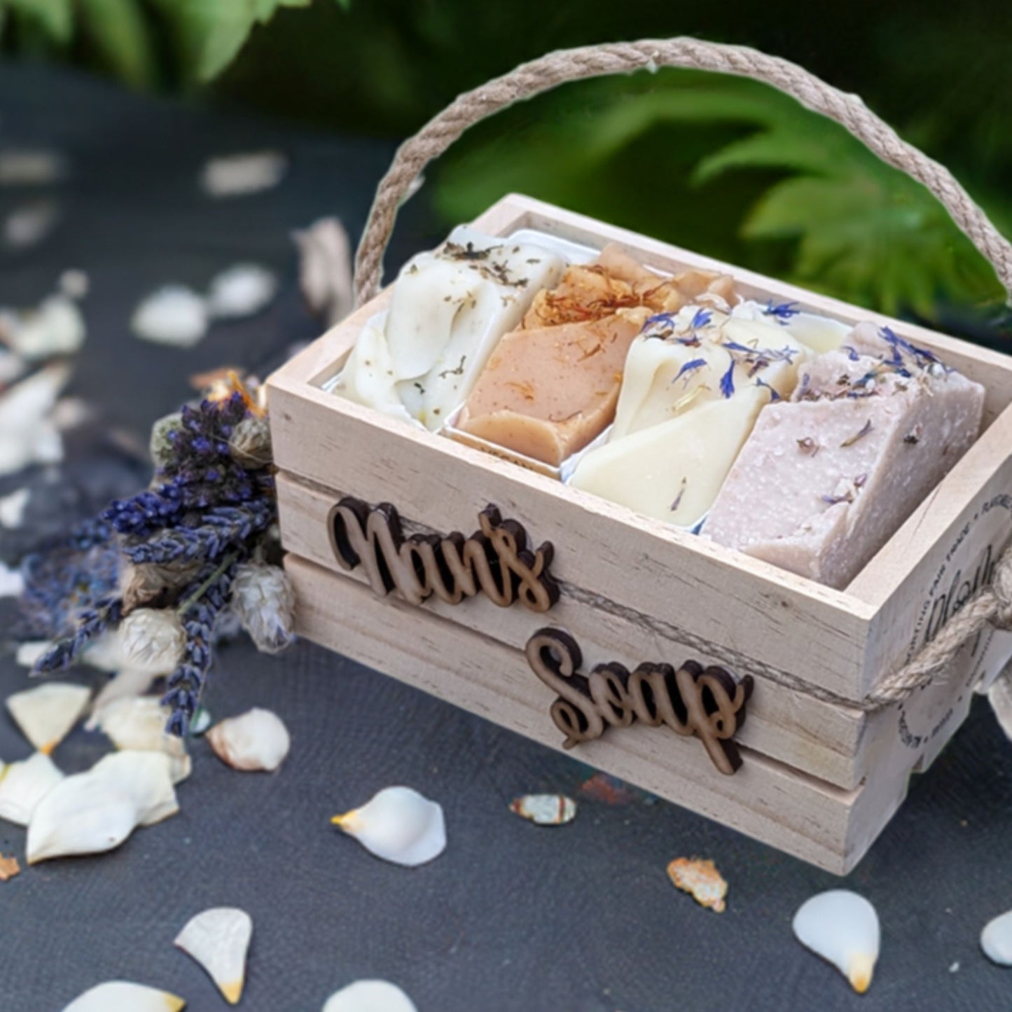 Wooden Crate Soap Gift Set