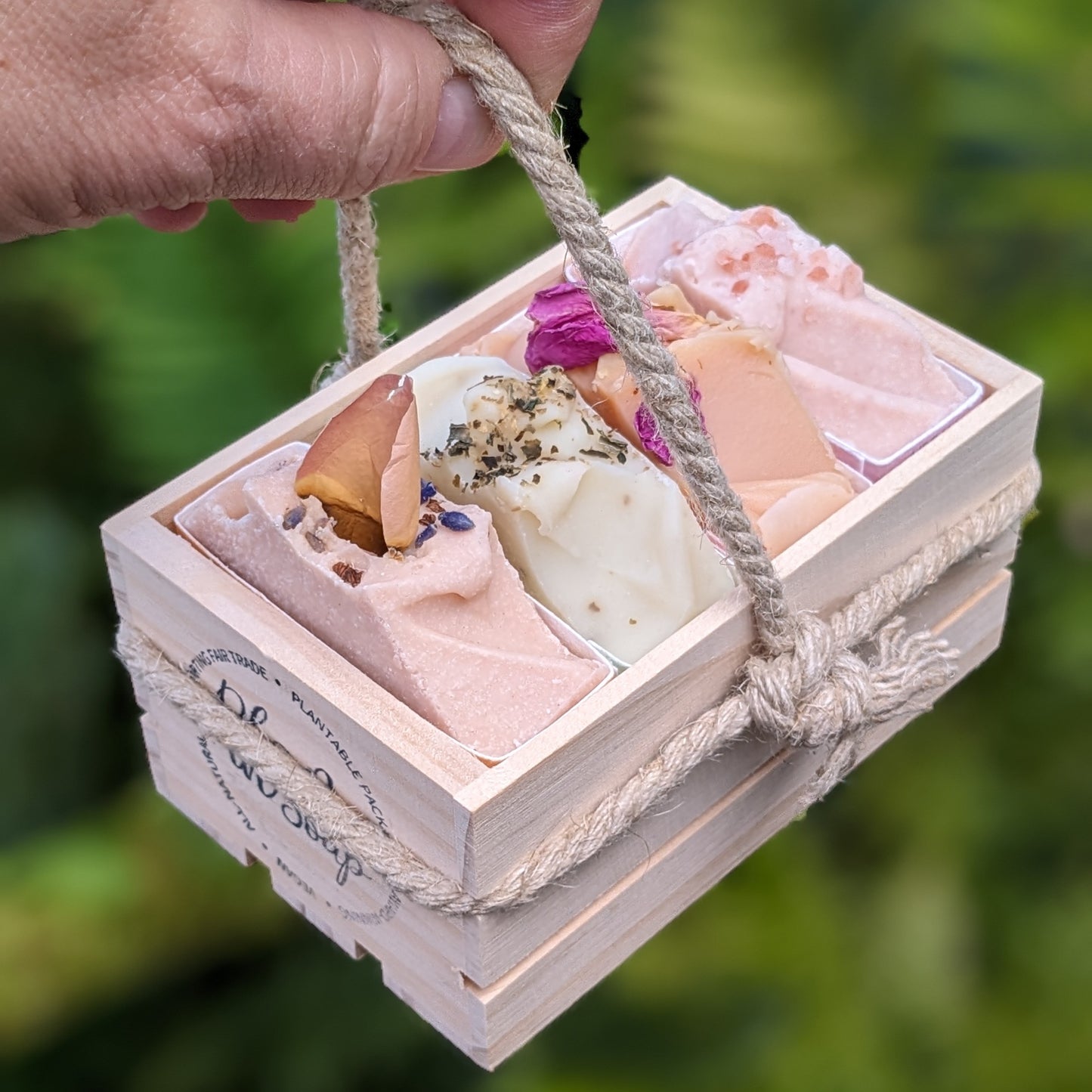 Wooden Crate Soap Gift Set